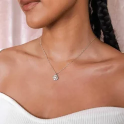 Lily and Rose - Halsband Emily Silver Ivory