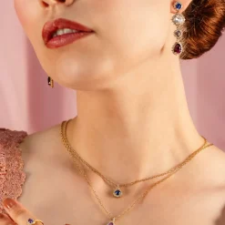 Lily and Rose - Halsband Laurie Guld Sapphire