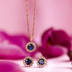 Lily and Rose - Halsband Laurie Guld Sapphire