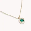 Lily and Rose - Halsband Miss Miranda Guld Emerald