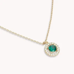 Lily and Rose - Halsband Miss Miranda Guld Emerald