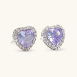 Lily and Rose - Örhängen Delphine Silver Lavender