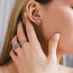 Lily and Rose - Örhängen Laurie Silver Lavender