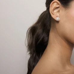 Lily and Rose - Örhängen Miranda Silver Crystal