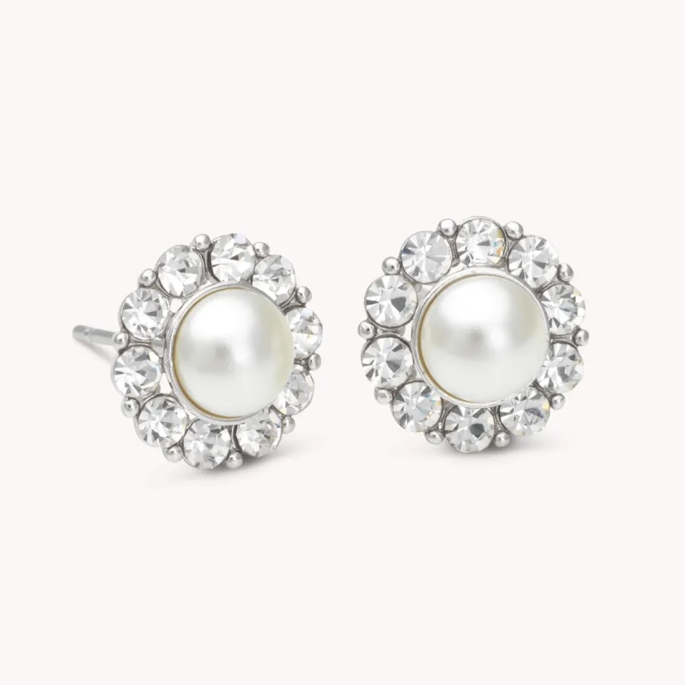 Lily and Rose - Örhängen Miss Sofia Silver Creme