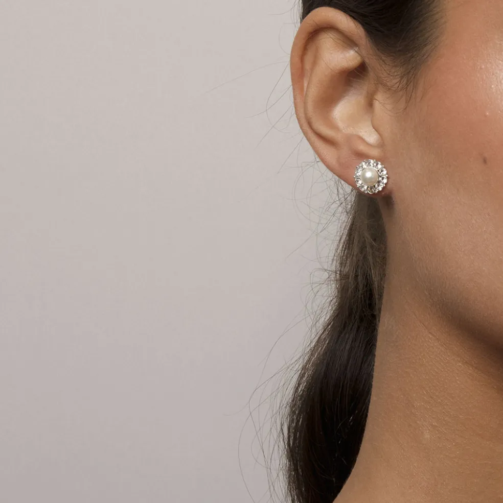 Lily and Rose - Örhängen Miss Sofia Silver Creme