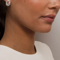 Lily and Rose - Örhängen Petite Alice Silver Crystal