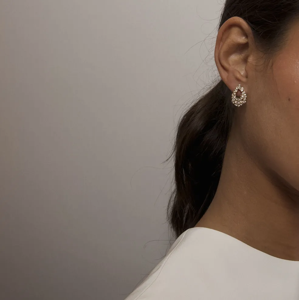 Lily and Rose - Örhängen Petite Alice Guld Silk