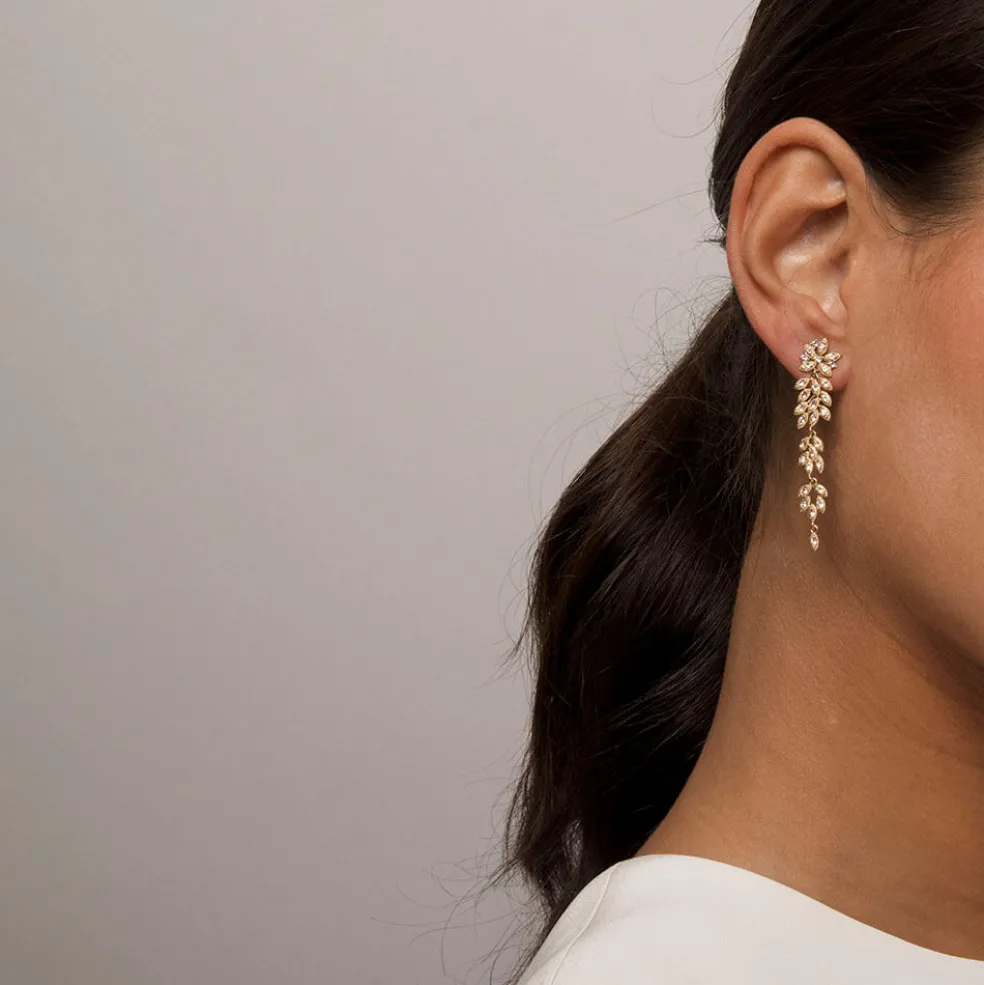 Lily and Rose - Örhängen Petite Laurel Guld Watercolors