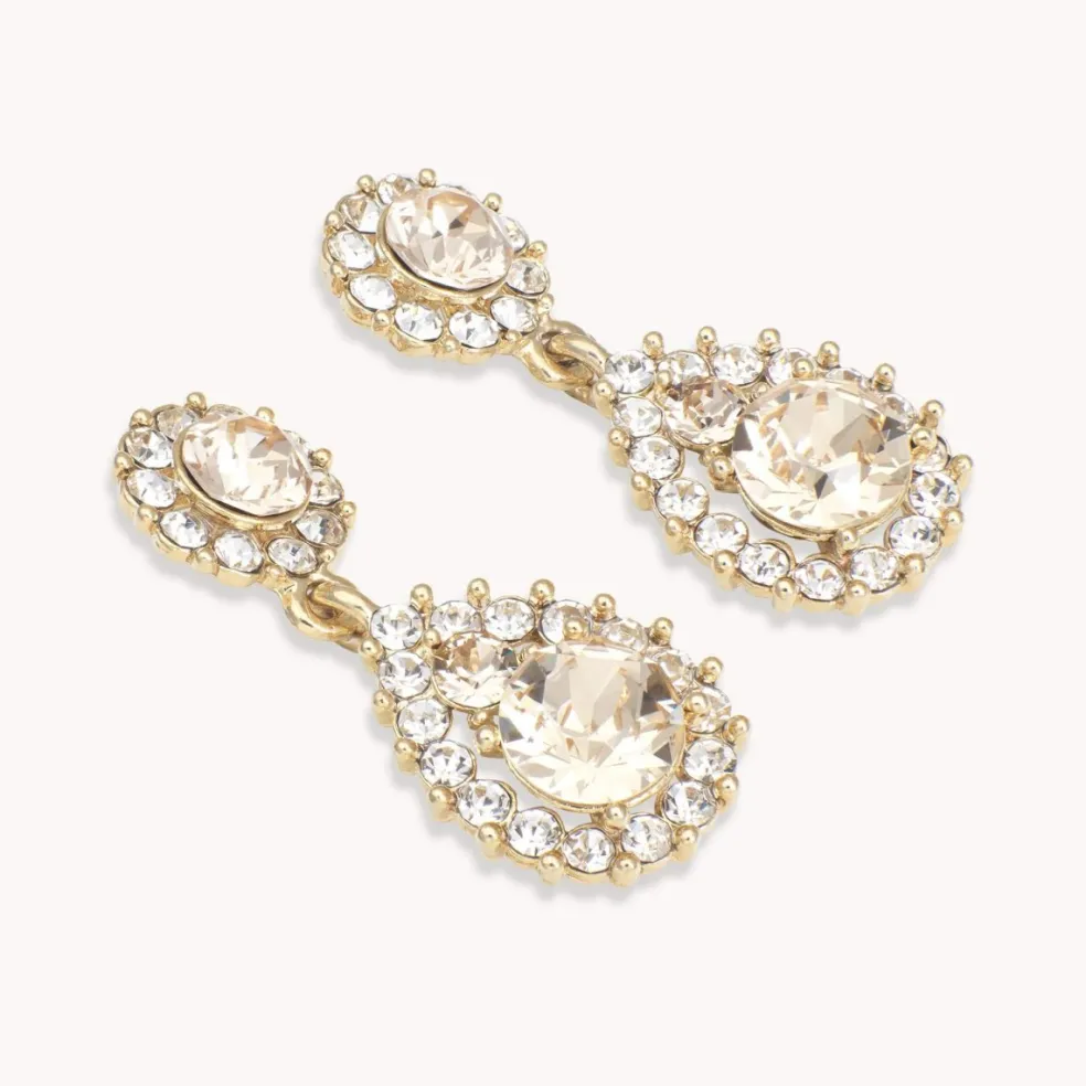 Lily and Rose - Örhängen Sofia Guld Light Silk