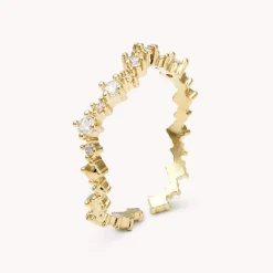 Lily and Rose - Ring Petite Capella Guld Crystal