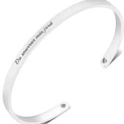 Love Words Jewellery - Armband Stål Du Snurrar Min Jord