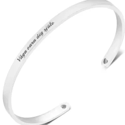 Love Words Jewellery - Armband Stål Våga Vara Dig Själv