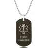 Love Words Jewellery - Halsband Medicinskt Diabetes Typ 1