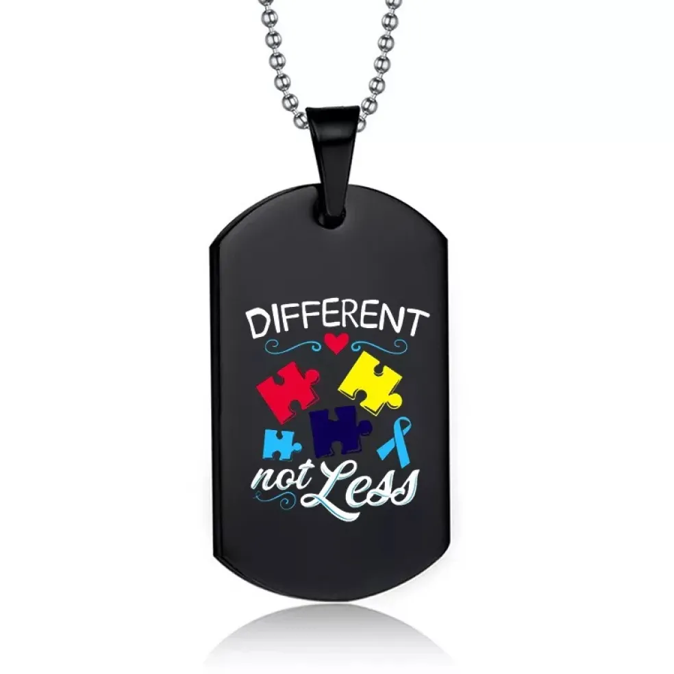 Love Words Jewellery - Halsband Medicinskt Autism Not Less