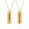 Love Words Jewellery - Halsband Världens Bästa Pappa Guld
