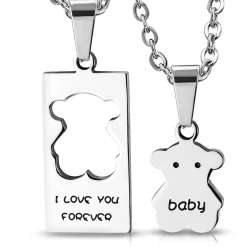 Love Words Jewellery - Parsmycken Halsband 2st Baby