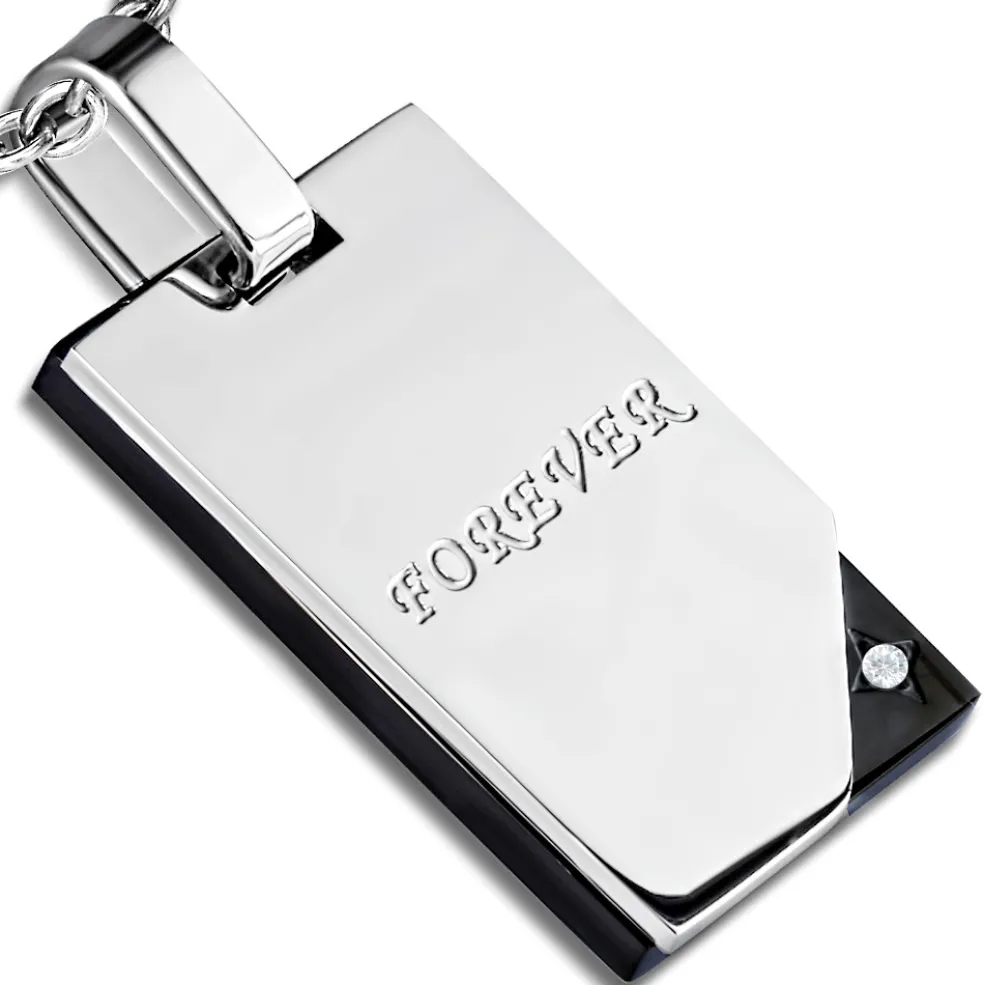 Love Words Jewellery - Parsmycken Halsband 2st Love Bricka