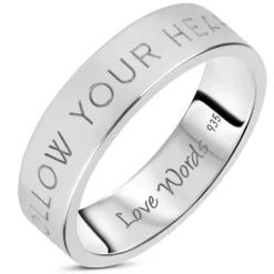 Love Words Jewellery - Ring Follow Your Heart