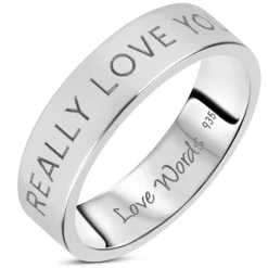 Love Words Jewellery - Ring Really Love You
