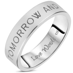 Love Words Jewellery - Ring Today Tomorrow And Forever
