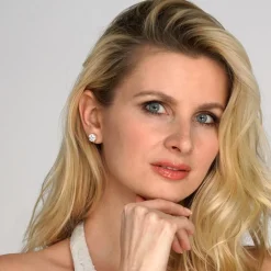 Mariell - Örhängen CLIPS Solitaire Guld