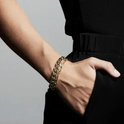 Pilgrim - Armband Compass Guld