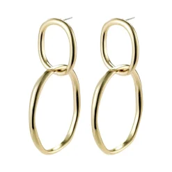 Pilgrim - Örhängen Air Big Guld