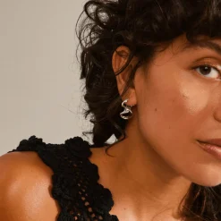 Pilgrim - Örhängen Moon Silver