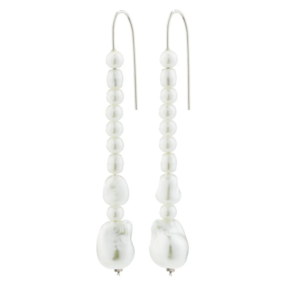 Pilgrim - Örhängen Willpower Vit