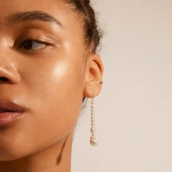 Pilgrim - Örhängen Willpower Vit