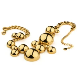 Sägen - Halsband Solar Statement Guld