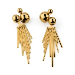 Sägen - Örhängen Solar Cluster Guld