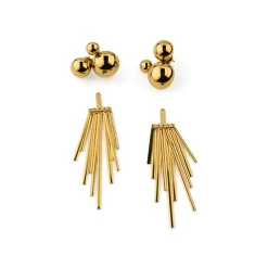 Sägen - Örhängen Solar Cluster Guld