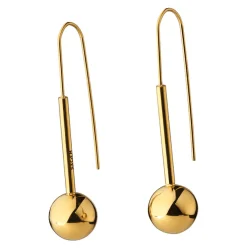 Sägen - Örhängen Uno Lång Guld