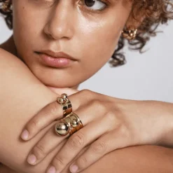 Sägen - Ring Solar Duo Guld