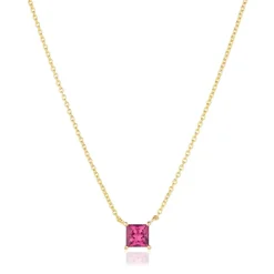 Sif Jakobs - Halsband Ellera Quadrato Guld Rosa
