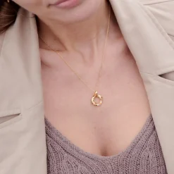 Sif Jakobs - Halsband Ferrara Pianura CZ Guld Multi