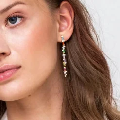 Sif Jakobs - Örhängen Antella Lungo Guld Mix