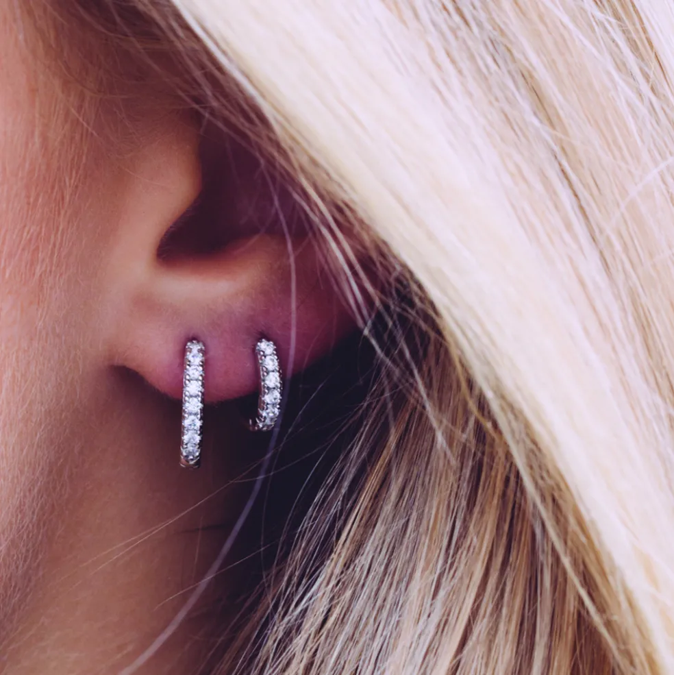 Sif Jakobs - Örhängen Ellera Grande Silver Klar