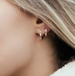 Sif Jakobs - Örhängen Ellera Piccolo Guld Mix