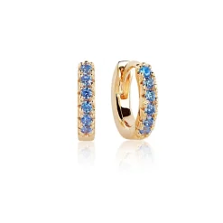 Sif Jakobs - Örhängen Ellera Piccolo Guld Blå