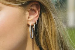 Sif Jakobs - Örhängen Ellera Piccolo Guld Blå