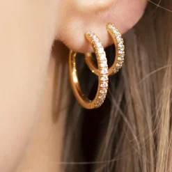 Sif Jakobs - Örhängen Ellera Grande Guld Klar