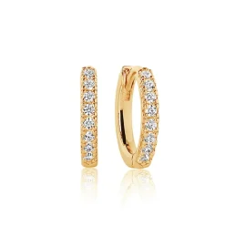 Sif Jakobs - Örhängen Ellera Medium Guld Klar