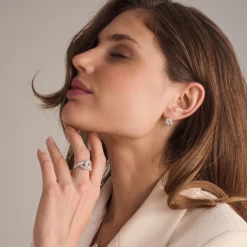 Sif Jakobs - Örhängen Imperia CZ Creolo Silver