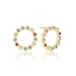 Sif Jakobs - Örhängen Sardinien Circolo Piccolo Guld