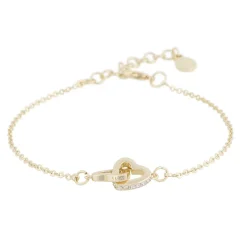 Snö of Sweden Armband Connected Heart Guld