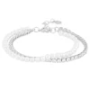 Snö of Sweden Armband Lucy Silver Vit