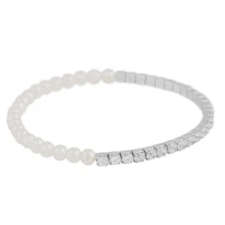 Snö of Sweden Armband Mayfair Pearl Silver